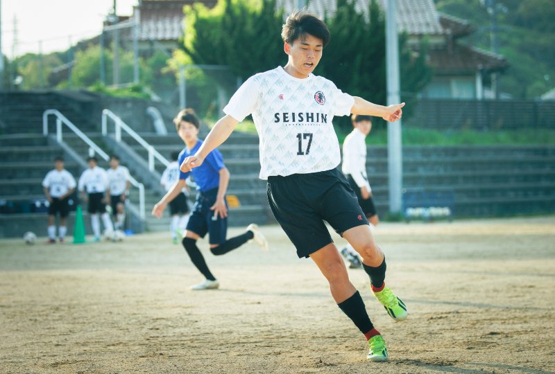 サッカー部の活動の様子