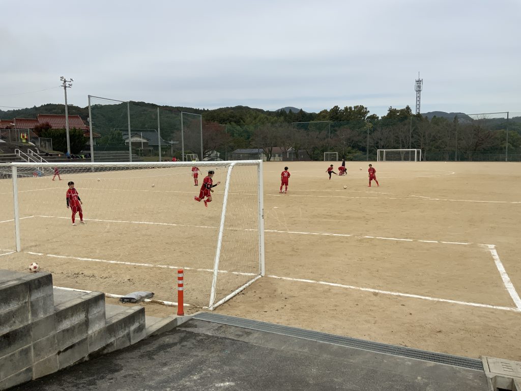 サッカー部練習試合 学校法人宇部学園 成進高等学校